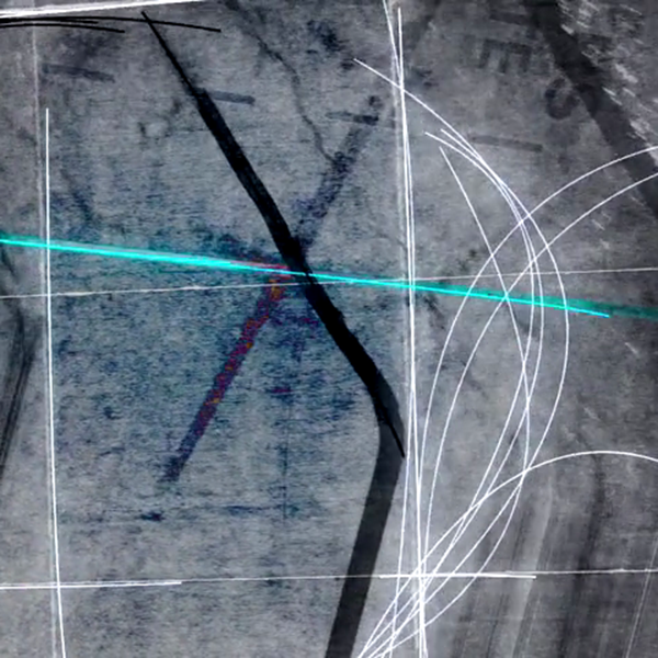 Screenshot of a video playing abstract images